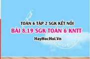 Bài 8.19 SGK Toán 6 tập 2 Kết nối tri thức